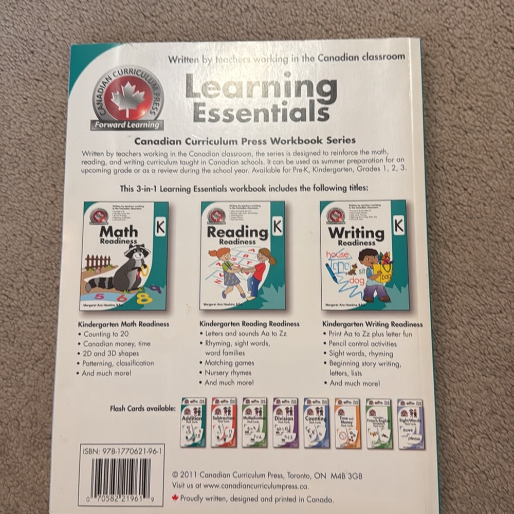 Learning Essentials Workbook - Kindergarten - Picture 2 of 5